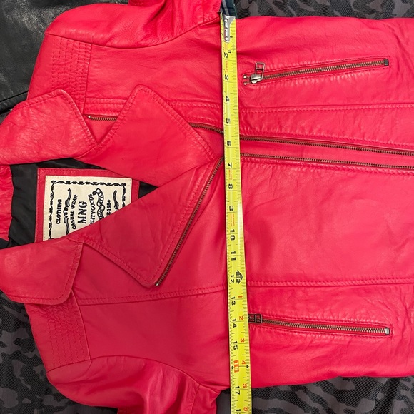 Mango real leather jacket - Picture 5 of 5